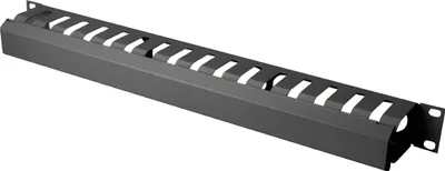 Obrázok produktu pre DIGITUS Kabelführungspanel mit abnehmbarer Blende für 483 mm (19)-Schränke, 1HE