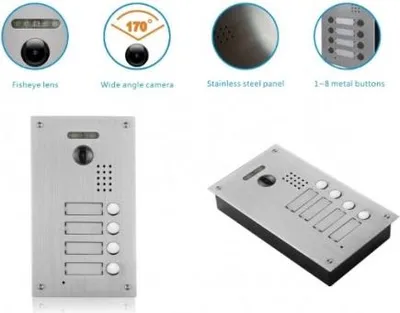 Obrázek produktu pro IP video 2D zvonek | Zoneway ZW-738-4