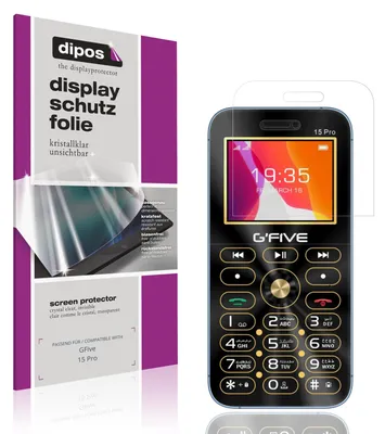 Image de 4x Film de protection d'écran pour GFive 15 Pro protecteur clair dipos
