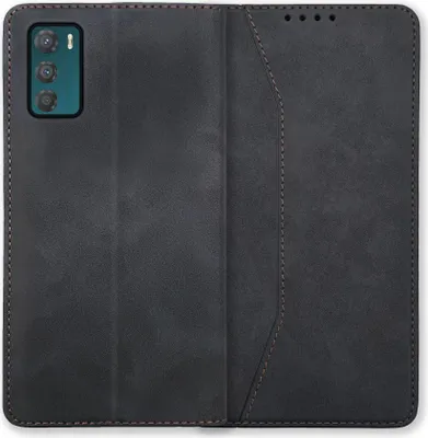 Produktbild von Bookstyle 'Premium' Schutzhülle Klapphülle Schutztasche Etui Cover für Motorola Moto G42 5G - Schwarz