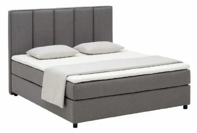 Produktbild von Continental Boxspring Bett Betten Polster Hoch Doppel Leder Textil Bett Neu M202
