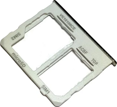 Produktbild von Simkartenhalter und micro-SD Cad Fach für Samsung Galaxy A32 5G (A326B, A326B/DS), Original Ersatzteil, Weiss