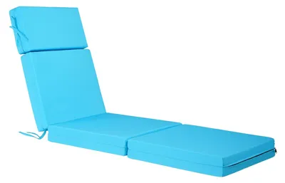 Produktbild von VEVOR Liegestuhlauflage, 89x56x71 cm, Set aus 2 Outdoor-Liegestuhlauflagen, wasserdicht & farbecht, Sonnenliegeauflagen mit Bändern, Terrassenliegepolster für Pooldeck, Schwarz-weiße Streifen, 2 Stück-1830x533x98 mm