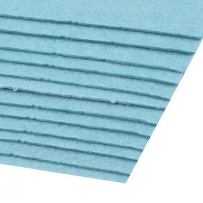 Produktbild von Bastelfilz 1 Bogen 20x30cm, 1,5-2mm stark, 300g/m² feste Qualität, 20 Farben, Farbe:babyblau