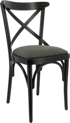 Image de Chaise de restaurant en Bois,Simili cuir,Suedine Bois pour Interieur