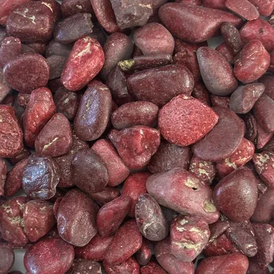Produktbild von Farbige Batiksteine 8-16mm | Bunte Dekosteine | 1kg Burgund