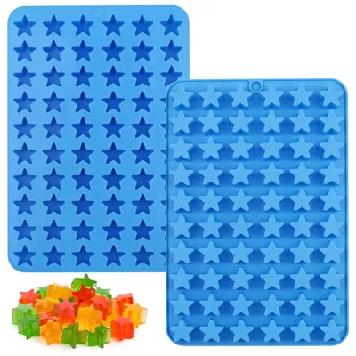 Obrázek produktu pro Silikonová forma, 2 kusy, čtvercová, 60 otvorů, mini forma na led, vhodná pro čokoládu, sladkosti, karamel