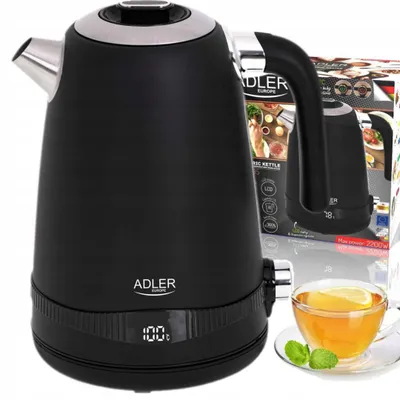 Obrázek produktu pro Adler DL10180 Rychlovarná konvice LCD 1,7l 2200W s regulací teploty