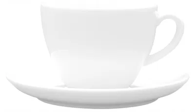 Image de Tasse 200 ml et sous-tasse BISTRO Lubiana en porcelaine