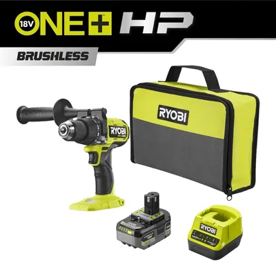 Produktbild von Ryobi ONE+ 18V Akku-Schlagbohrschrauber RPD18X1-1C50S, 2-Gang Getriebe, mit Akku & Ladegerät
