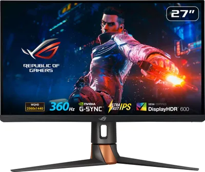 Produktbild von ASUS ROG Swift PG27AQN, 68,6 cm (27"), 2560 x 1440 Pixel, Wide Quad HD, 1 ms, Grau