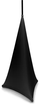 Produktbild von beamZ LSS12B Lautsprecherständerabdeckung schwarz 120cm