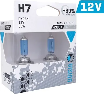 Obrázok produktu pre VISION arktická biela H7 12V 55WPX26d U E4 +90% žiarovky, 2 ks.