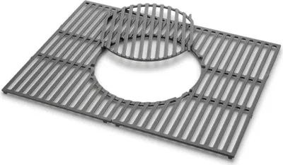 Produktbild von Weber 8848, Gitter, Grau, Eisenguss, Porzellan, Genesis, Weber, 420 mm