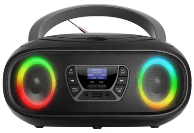Productafbeelding van Inter Sales TDB-212GR CD-radio met DAB+, DAB, FM, AUX, USB en Bluetooth, zwart - Bluetooth