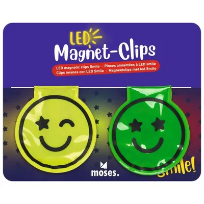 Produktbild von Magnet Clips mit LED Smile