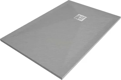 Zdjęcie produktu dla Mexen Stone+ brodzik kompozytowy prostokątny 120 x 100 cm, szary-beton - 44611012
