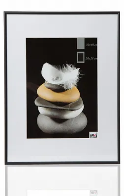 Image de AL-62 cadre photo aluminium 30x40 schwarz-matt