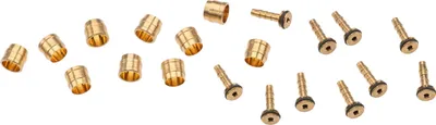 Produktbild von TRP Bremsleitungs-Kit Passend für alle T für Ø 5,5 mm Leitungen 10x Klemmring (Olive) / 10x Leitungsnippel (Pin)
