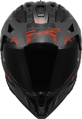 Produktbild von LS2 MX702 PIONEER II CRAZY Integralhelm matt schwarz-rot XXL