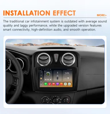 Immagine prodotto di Autoradio Android Auto con schermo da 9 pollici e 6 GB di RAM