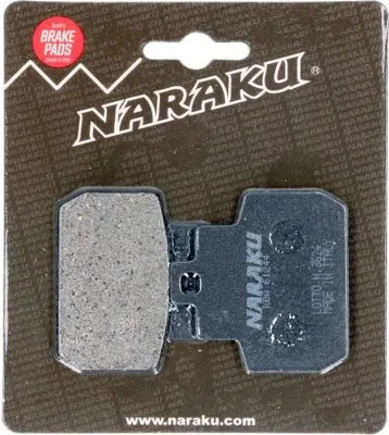Zdjęcie produktu dla Klocki hamulcowe Naraku organic do Gilera RC 500i, Piaggio MP3, X8, X9, Vespa GTV