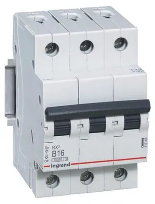 Obrázek produktu pro Legrand RX3, Miniaturní obvodový jistič, Typ B, IP20, 360 - 440 V
