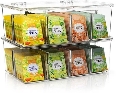 Image de Organiseur en plastique à 8 compartiments, sans BPA