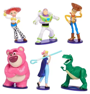 Produktbild von Disney Pixar Toy Story – Sammleredition, 6 Figuren, 3 Zoll große Charakterfiguren