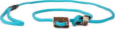 Produktbild von Mystique® Field trial Moxonleine Retrieverleine 6mm 130cm mit Zugbegrenzung türkisblau