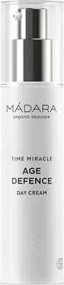 Produktbild von MÁDARA Cosmetics Time Miracle Age Defence Day Cream, Tagescreme, Frauen, Jeder Hauttyp, Decollete, Gesicht, Hals/Nacken, Anti-Aging, Feuchtigkeitsspendend, Schutz, 50 ml