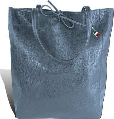 Immagine prodotto di Shopper blu Florence in pelle D2OTM107B