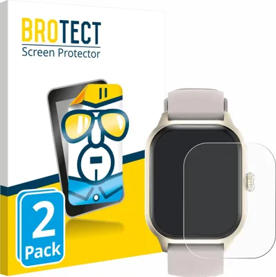 Produktbild von 2x Für LAOYABB QS07 2.01" Schutzfolie BROTECT Displayschutz Display Schutz Folie Klar Transparent