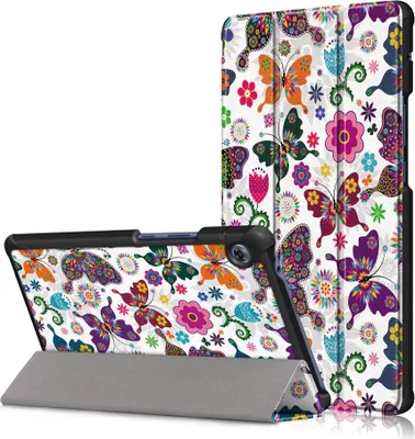 Produktbild von Huawei MatePad T8 Hülle - Tri-Fold Ständer Klapphülle - Schmetterlinge