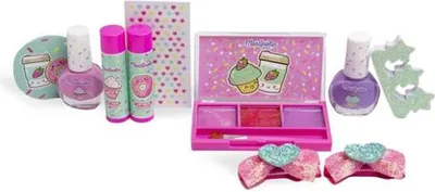 Produktbild von Martinelia | Kinder Kosmetikset - Rucksack - Lippenbalsam 2 x 3 g - Geschenkset - Nagellack 2 x 3,5 ml