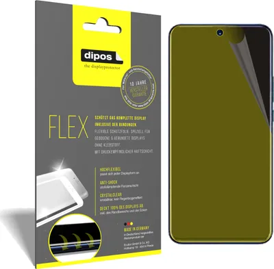 Produktbild von 2x Schutzfolie für Huawei Nova 9 Folie, 100% Displayabdeckung, dipos Flex