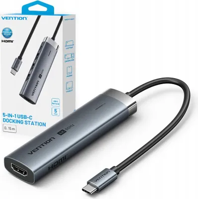 Zdjęcie produktu dla Vention CHNBB, USB 3.0, Szary, 1 szt.