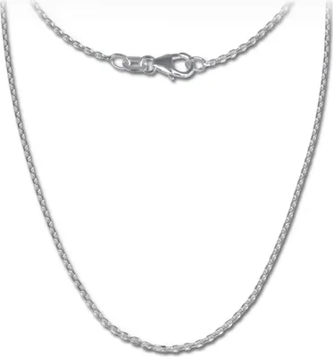 Produktbild von SilberDream Halskette 50cm Ankerkette 925er Silber Schmuck silber SDK21150