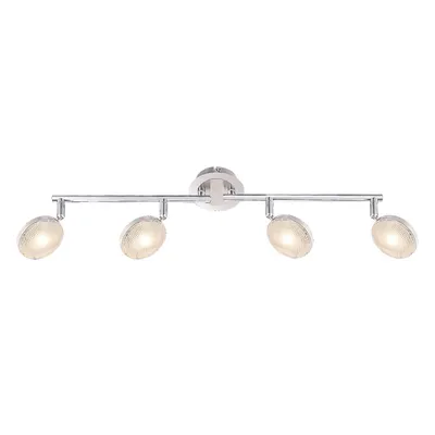 Produktbild von Globo Deckenleuchte Dl Nickel Matt, Chorm, Aluminium, 4Xled 56184-4