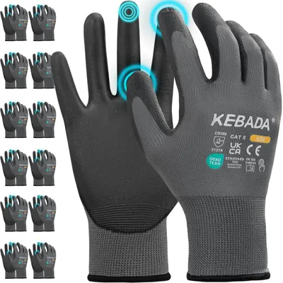 Produktbild von Tragbare Touchscreen-Arbeits Handschuhe für Garten und Werkstatt