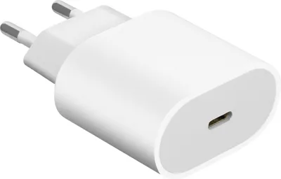 Image de Adaptateur secteur USB-C Power Delivery 20W à charge rapide, chargeur mural - Blanc