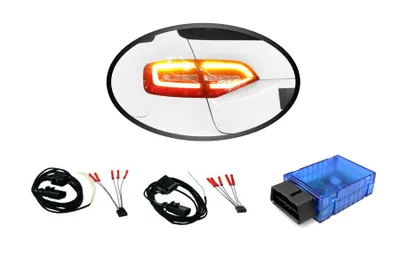 Zdjęcie produktu dla Oryginalny adapter Kufatec LED do tylnych świateł LED facelift dla Audi A4 B8 Avant