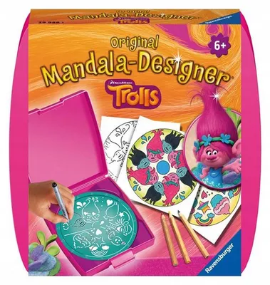 Produktbild von Ravensburger Mini Mandala Trolls Bastelset