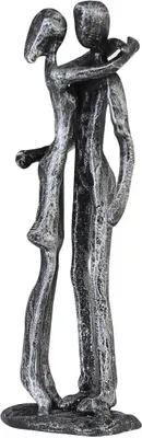 Zdjęcie produktu dla Casablanca Skulptur, Paar, "Couple", Paarmotiv, Eisen, silberfarben, , L. 5 cm, B. 6 cm, H. 18 cm 74603