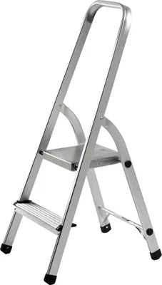 Produktbild von Alco Haushaltsleiter Aluminium 2-stufig 104cm silber