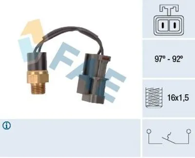 Produktbild von FAE 37750 Temperaturschalter Kühlerlüfter Thermoschalter