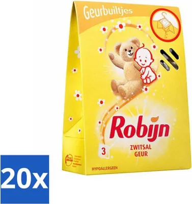 Immagine prodotto di Robijn sacchetto di profumo Zwitsal 3 pezzi - confezione valore - 20 pezzi