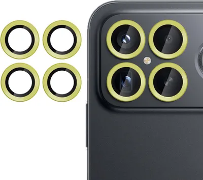Produktbild von 9H Kamera Schutzglas für Xiaomi Poco F8 Ultra Anti-Fingerprint Dünn Gold