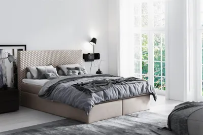 Produktbild von Boxspringbett Schlafzimmerbett SERGIO 200x200cm