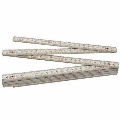 Produktbild von Holz-Gliedermassstab 2 m, weiß